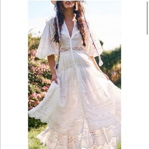 SUPER RARE NWT loveshackfancy Titania dress size 2